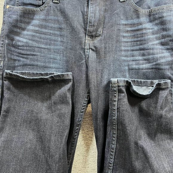 Riders By Lee Jeans Women 10P Blue Dark Wash Tapered Mid Rise Denim - Picture 10 of 14